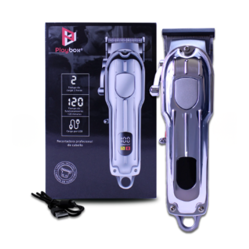 Afeitadora Barbero Plata